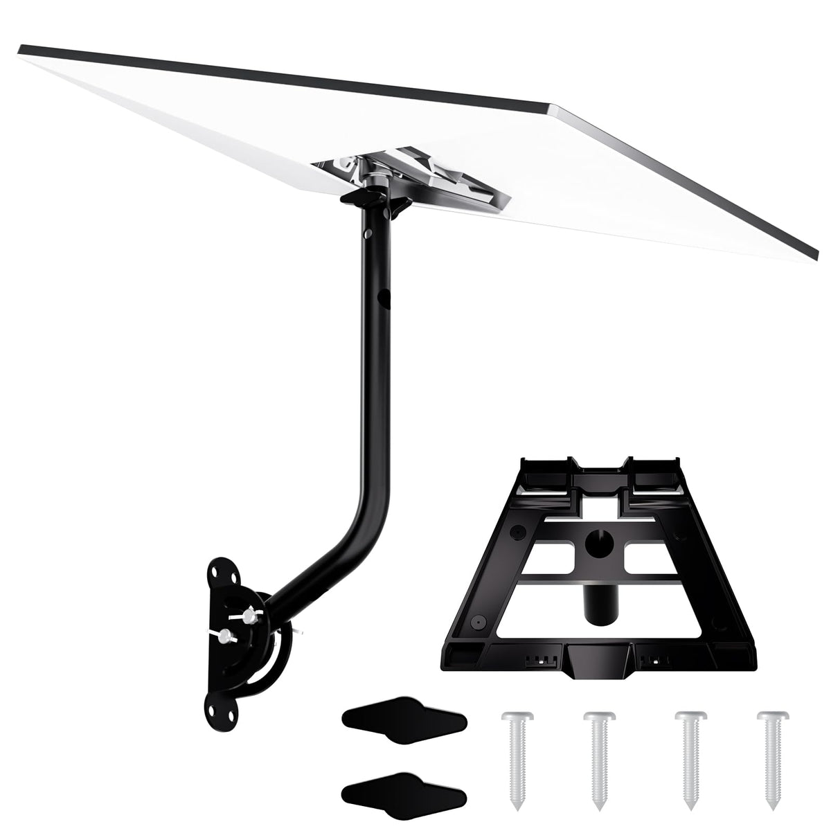 W-NECTOUN front packaging showing complete mount kit and robust components for secure Starlink installs