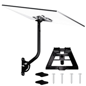 W-NECTOUN front packaging showing complete mount kit and robust components for secure Starlink installs