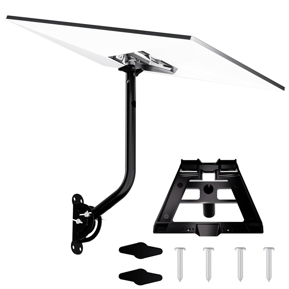 W-NECTOUN front packaging showing complete mount kit and robust components for secure Starlink installs
