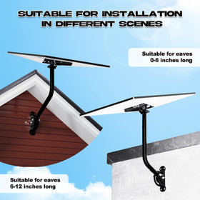 W-NECTOUN support tube positioned for eave install demonstrating secure fit and stability benefit