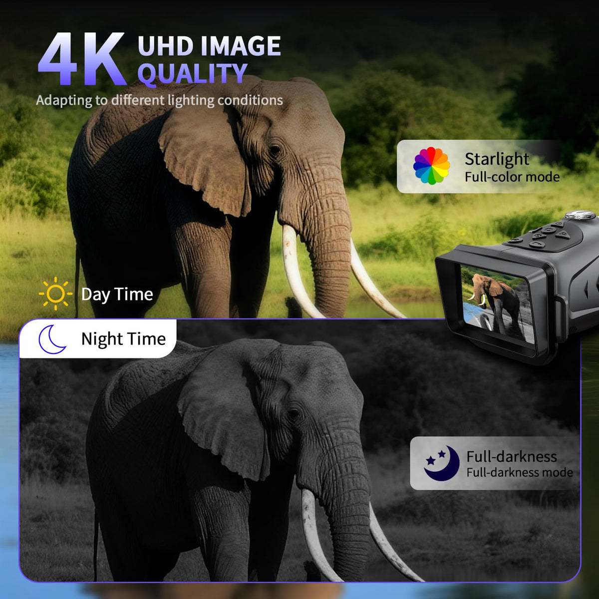 Waaniynan 66MP imaging delivers sharp stills and detailed footage.