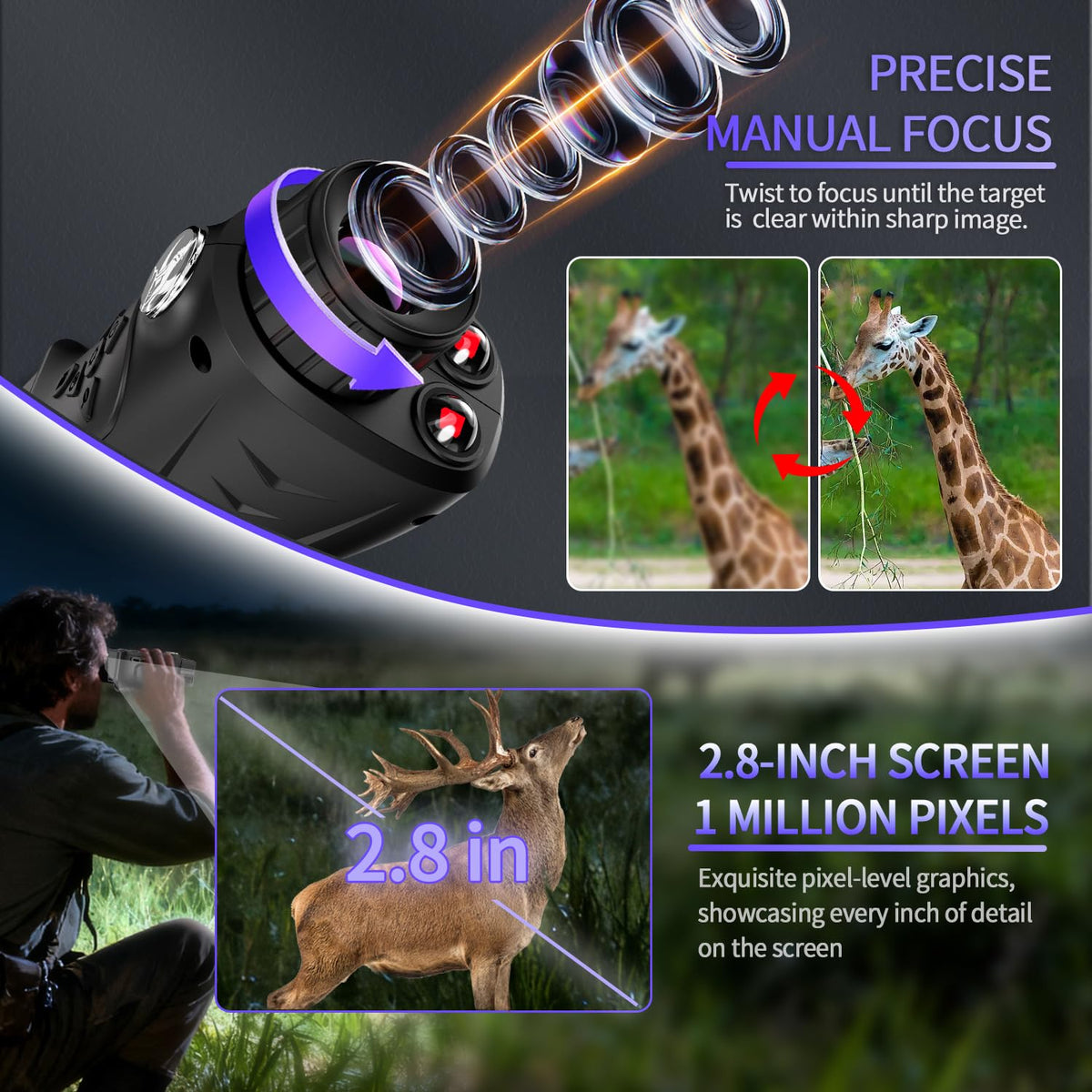 Waaniynan IP54 weatherproof design withstands rain and dust.