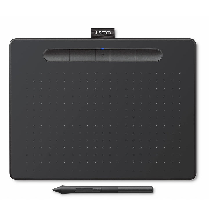 Wacom Intuos CTL6100WLK0 Bluetooth tablet ideal for beginner-friendly digital drawing.