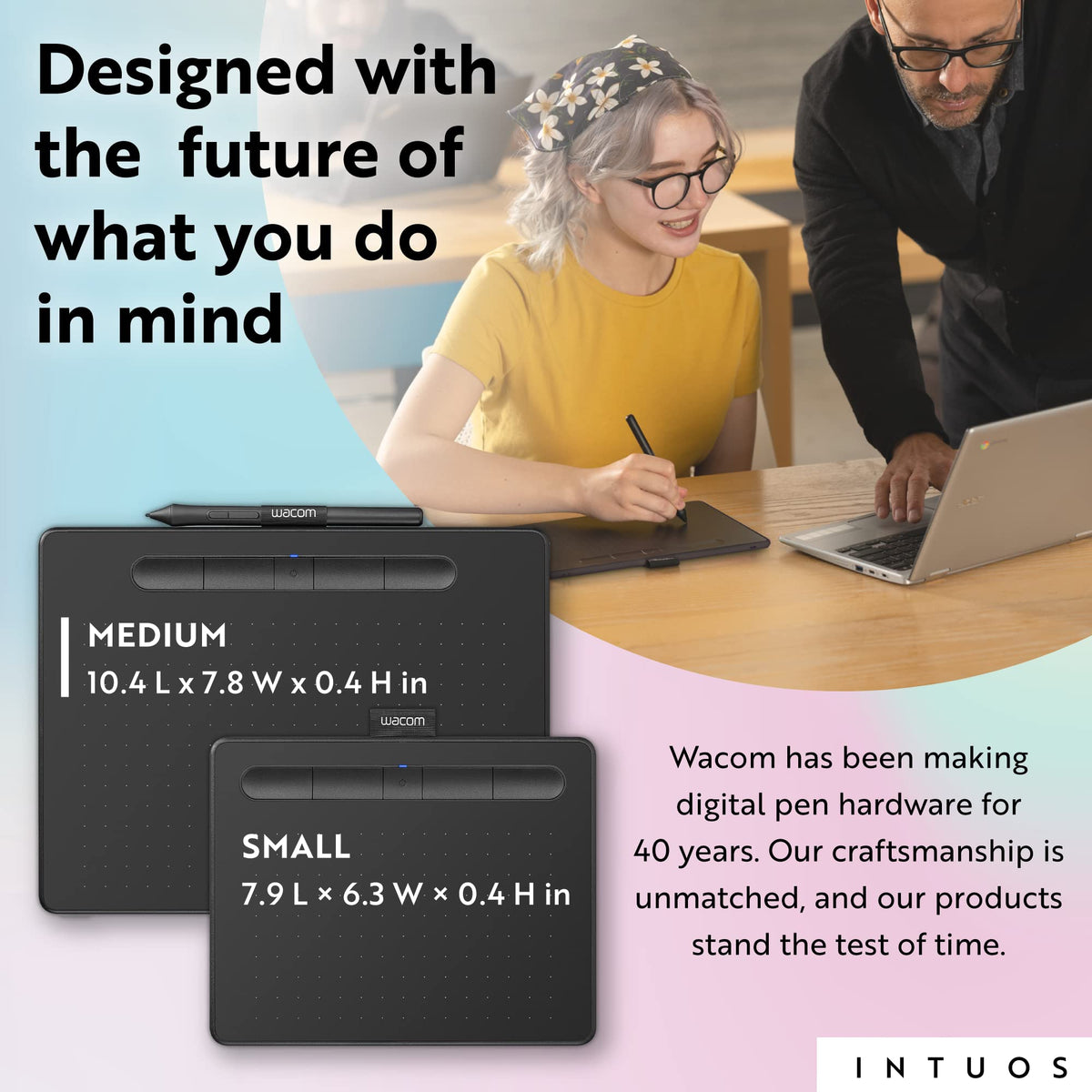 Wacom Intuos CTL6100WLK0 software bundle for drawing and editing.