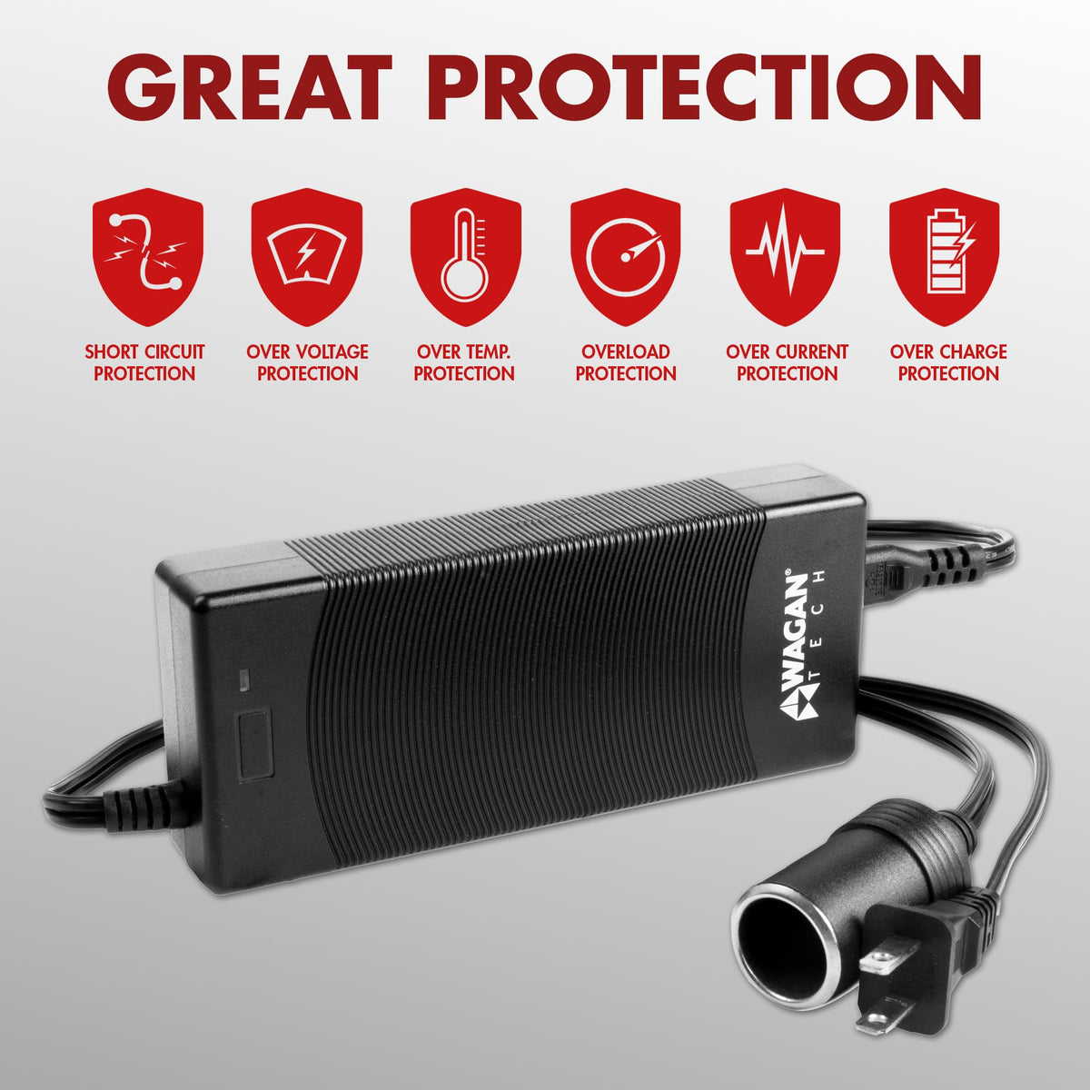 Wagan EL9904 compatible with many 12V appliances and accessories.