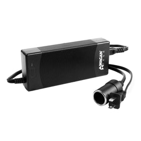 Wagan EL9904 AC/DC power adapter compact design for travel and home use.