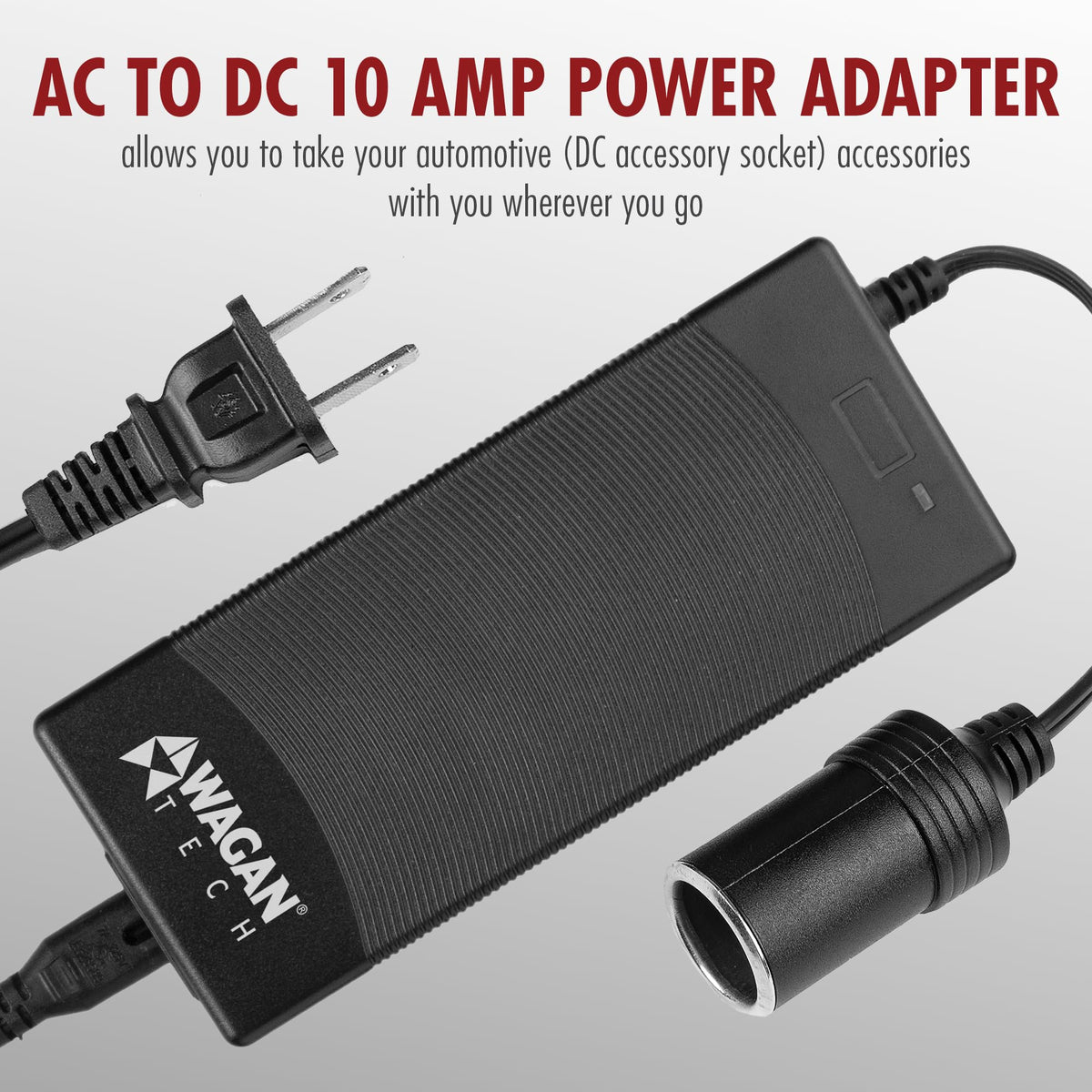 Wagan EL9904 compact unit demonstrates plug-and-play simplicity for everyday use.