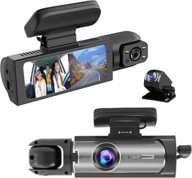 Wagoyo front-facing dashcam mounted on windshield showing road and benefit of wide coverage