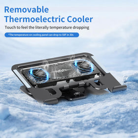 WAGOZZLE close-up of detachable fan highlighting targeted cooling efficiency