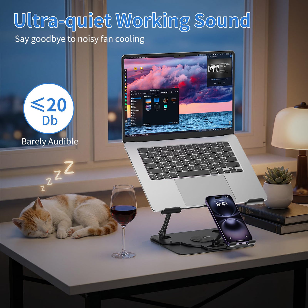 WAGOZZLE RGB lighting in a dark room adding ambient atmosphere for gaming sessions