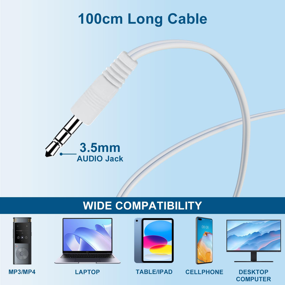 WAHUWAY classroom earbuds 60-pack, ideal for schools and group use.