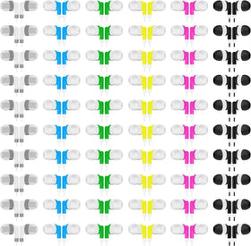 WAHUWAY earbuds bulk 60-pack for classrooms, reliable daily listening.