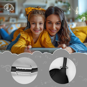 WAHUWAY 3.5 mm jack compatibility supports desktops, laptops, tablets, and more