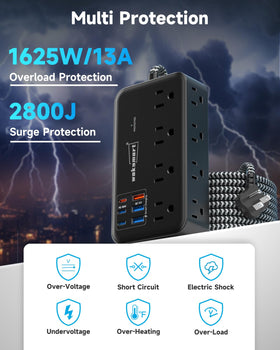 Waksmart PD45W mounting holes enable secure wall or desk installation.
