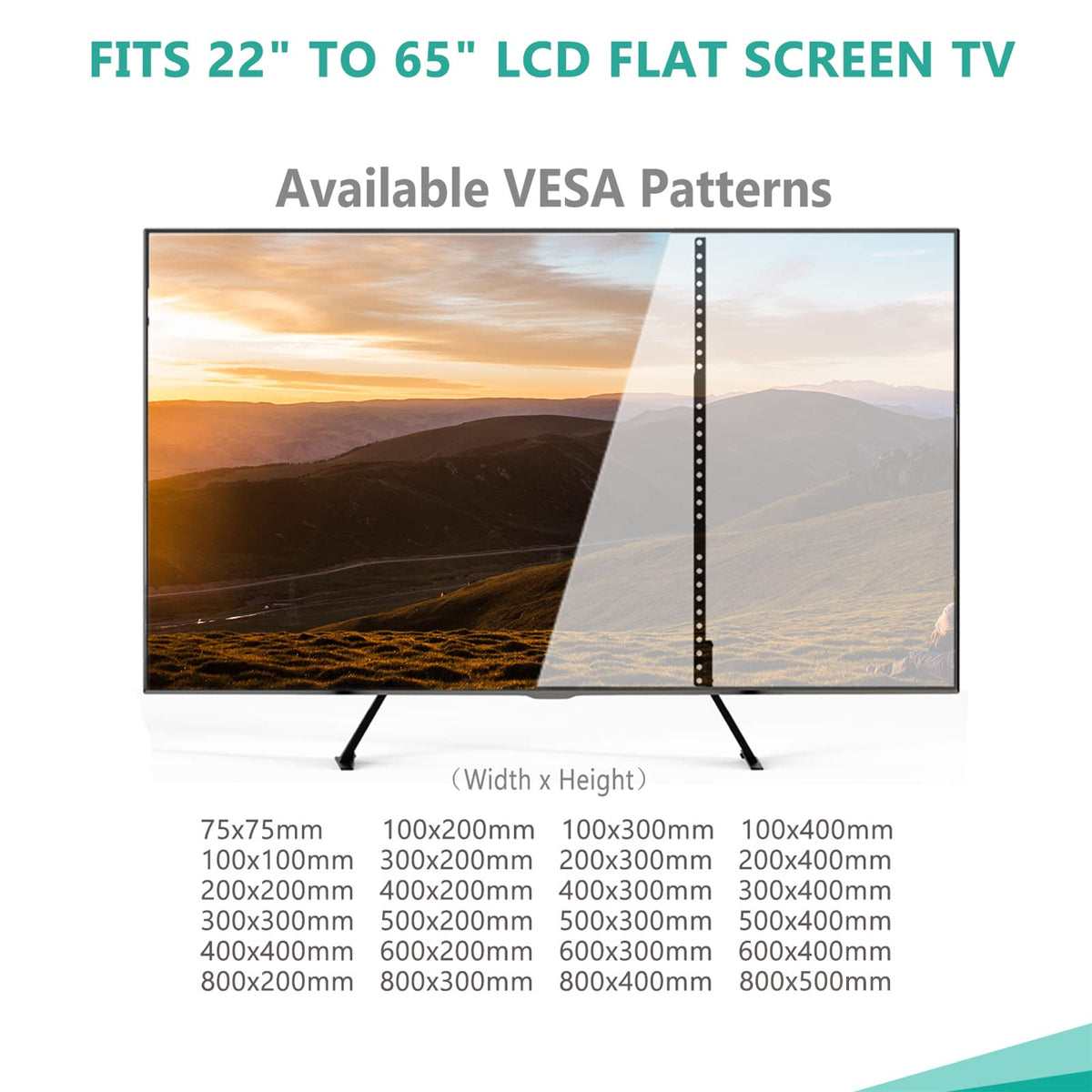 WALI 55 inch TV setup remains secure with compliant mounting.