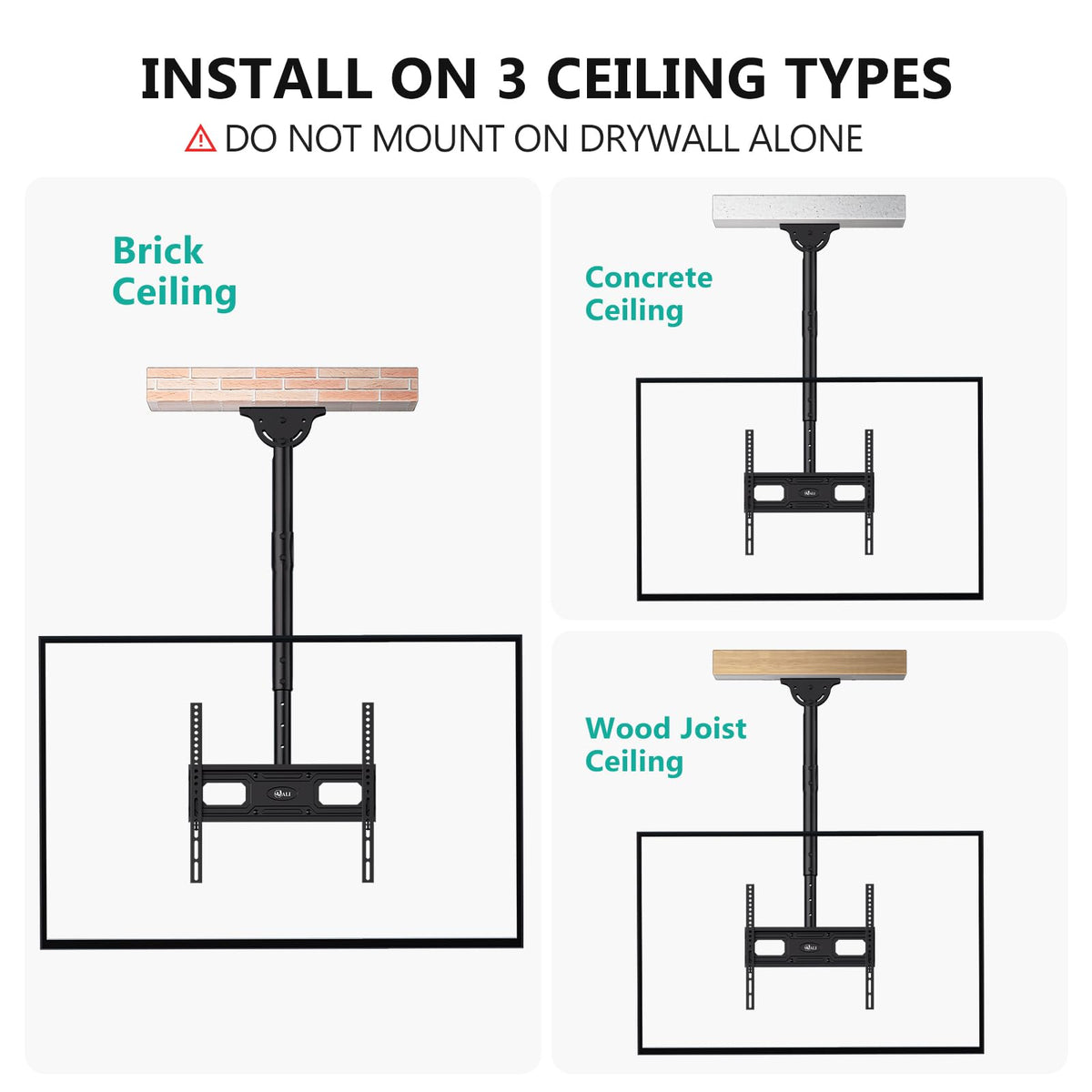 WALI concealed cable management channel keeping cords organized and visually clean