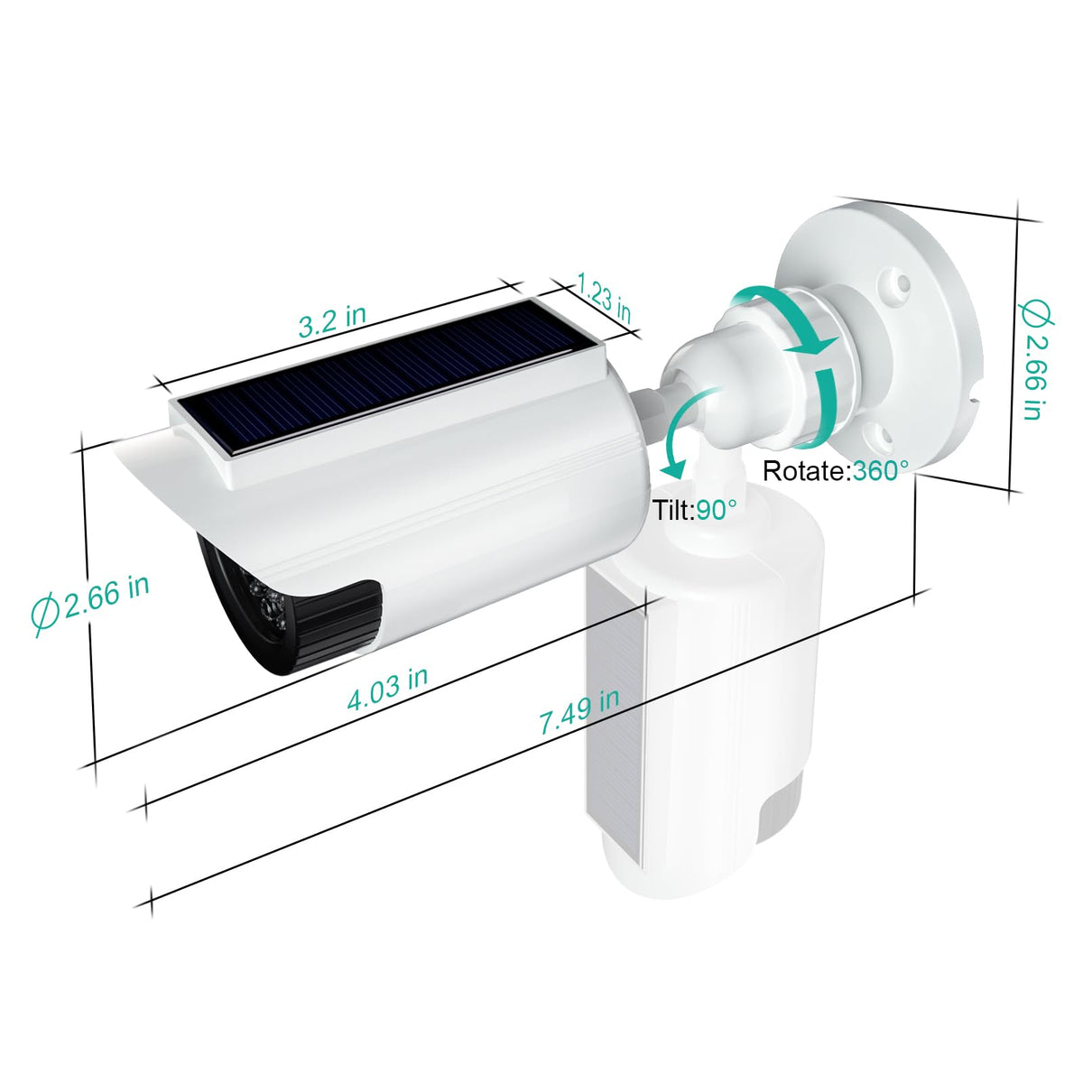 WALI four cameras mounted across a property for layered visual deterrence