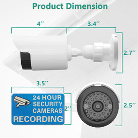 WALI dome mounted under eave illustrating outdoor deterrent placement