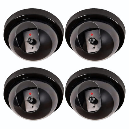 WALI dummy camera black front view with deterrent presence