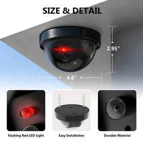 WALI dummy camera wall mount installation for flexible placement