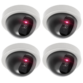WALI dummy security camera white front view with realistic appearance.