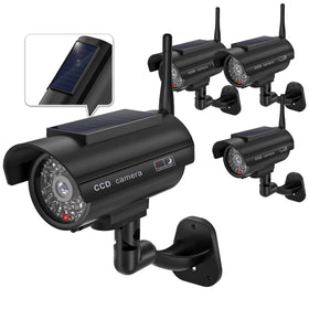 WALI front view of four dummy cameras showing deterrent presence