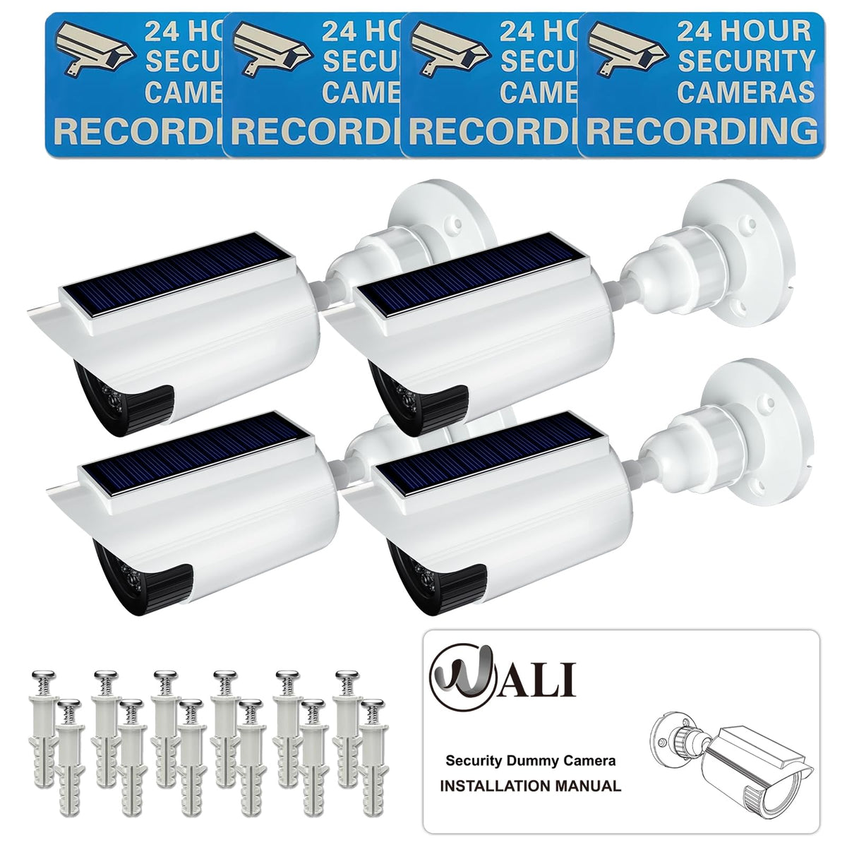WALI installed above a garage door demonstrating home exterior protection