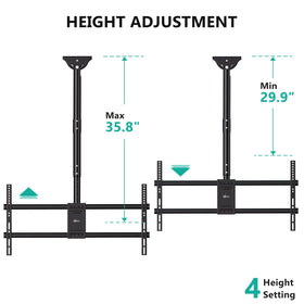 WALI heavy-duty steel construction ensures durable mounting.