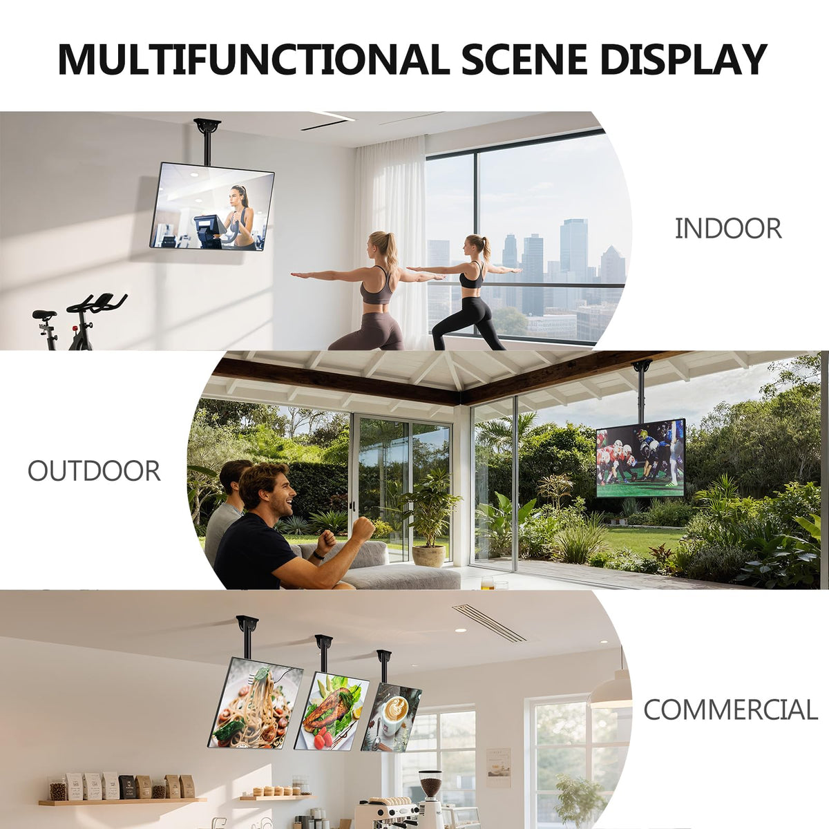 WALI living room installation, saving floor space and improving sightlines