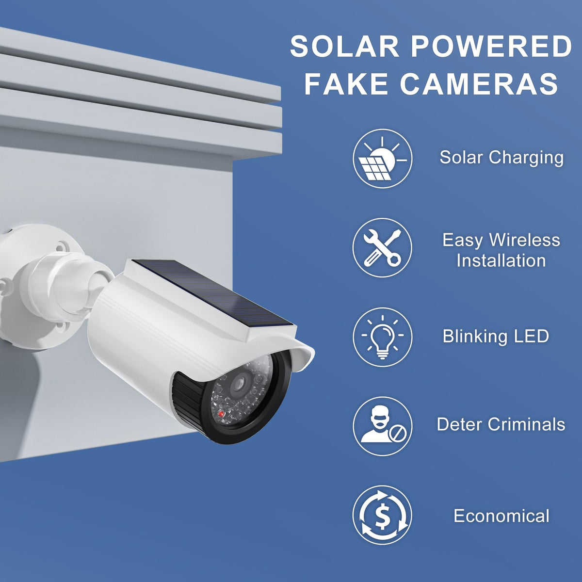 WALI included mounting bracket and screws for quick, wire-free setup