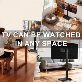 Universal mounting holes from 100x100mm to 600x400mm fit many TVs.