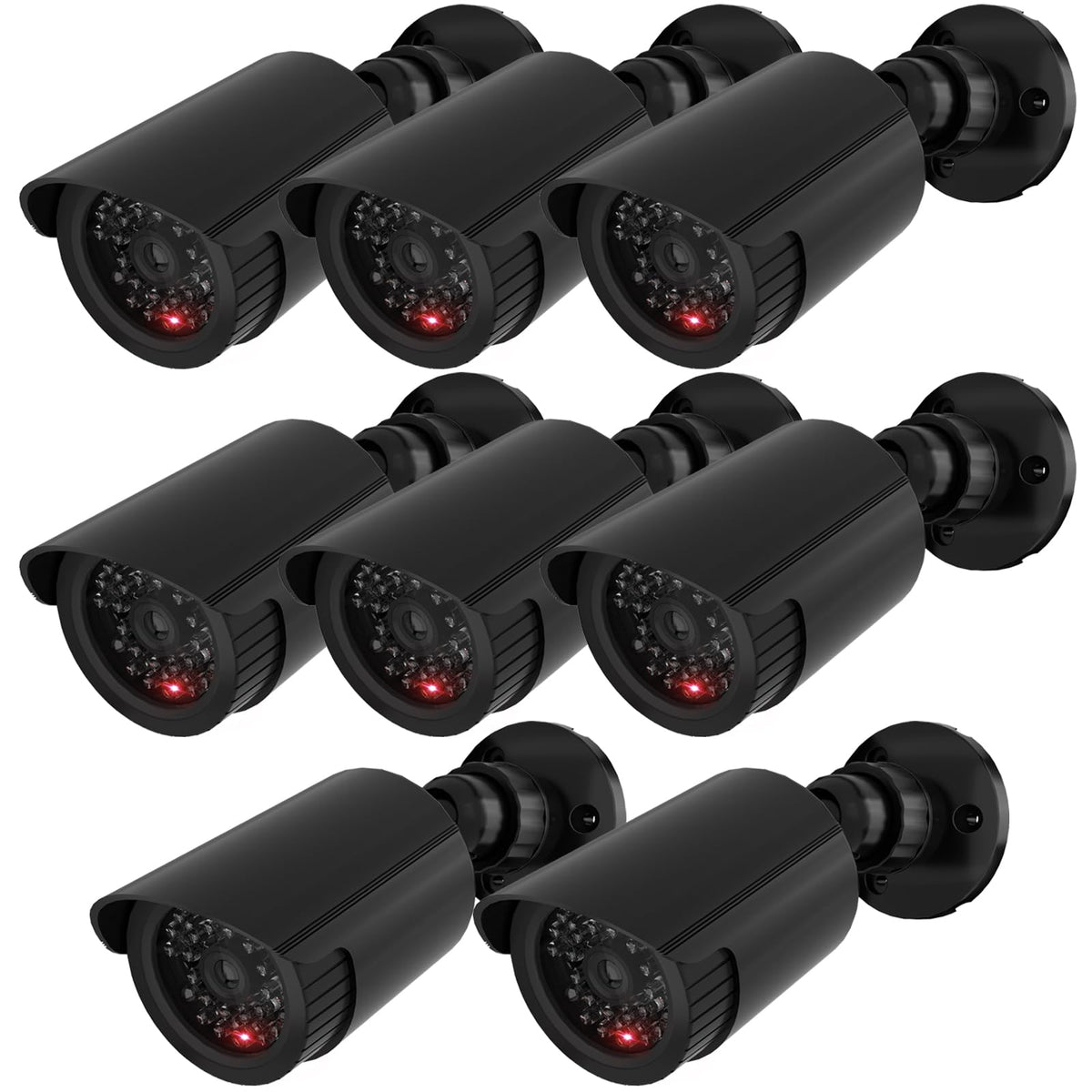 WALI front view of dummy dome camera showing realistic surveillance look and deterrence