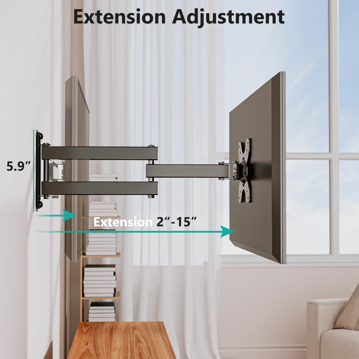 WALI wall plate securely mounting to studs, brick, or concrete surfaces.