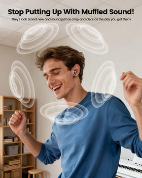 WalktherHa 20-in-1 microfiber cloth polishes screens and surfaces smoothly.
