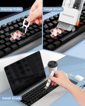 WalktherHa 20-in-1 retractable large brush stored safely for travel.