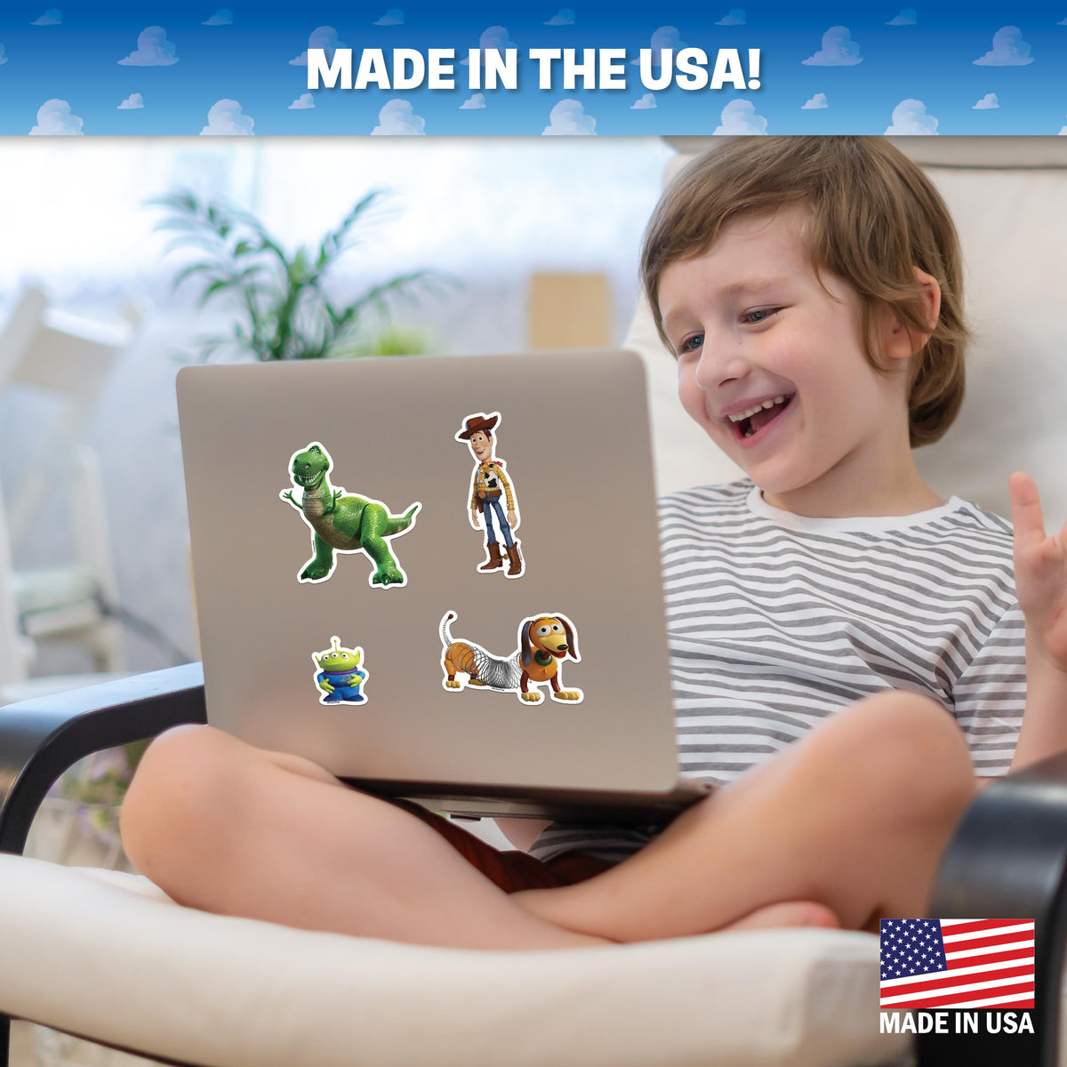 WALL PALZ Alien sticker (3 designs) adds space-themed flair to gear
