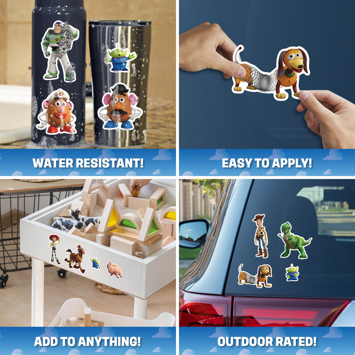 WALL PALZ Toy Story Buzz Lightyear sticker on a laptop adds bold character for daily gear