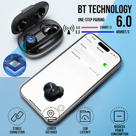 WALLA SOUND closeup of earbud driver grill highlighting detailed audio components