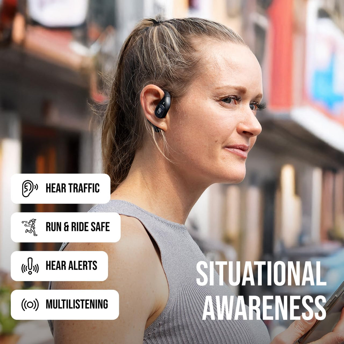 WALLA SOUND Wallabuds Bluetooth 5.3 enables quick pairing and switching.