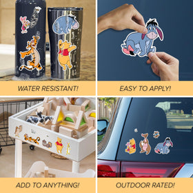 WALL PALZ Winnie the Pooh Tigger bounce decal brings playful energy to laptops or bottles.