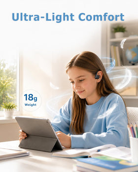 WamGra kids headphones with built-in mic enable clear calls during online learning.
