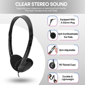 Waneni side profile of headset highlighting adjustable headband comfort