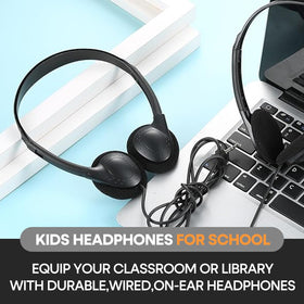 Waneni adjustable headband design supports growing children during lessons.