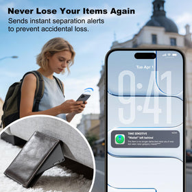 WANLD card displaying last known location in Find My app for remote tracking