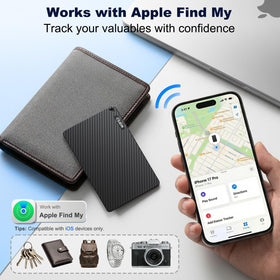 WANLD ultra-slim tracker shown in a wallet for daily carry