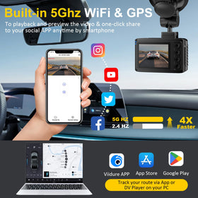 WANLIPO 2.0-inch IPS screen displaying playback for easy on-device review