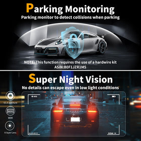 WANLIPO dash cam built-in G-sensor protects footage