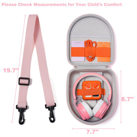 WannaBi travel case holder cable hole for safe headphone use