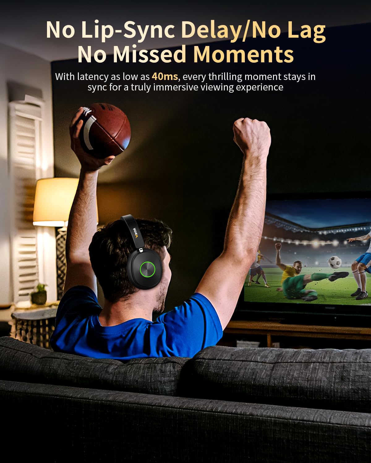 Wantek wireless range reaches up to 100 feet for flexible watching.
