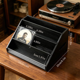 Wanyshapy desktop CD holder with stepped design ideal for easy browsing